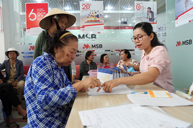 Bảo hiểm xã hội với phương thức chi trả hiện đại, tiện lợi

